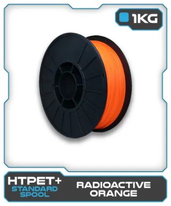 Picture of 1KG HTPET+ Filament - Radioactive Orange