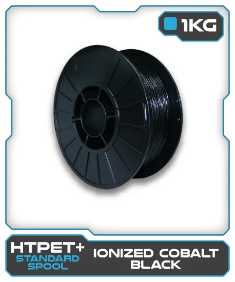 Picture of 1KG HTPET+ Filament - Ionized Cobalt Black