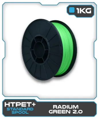 Picture of 1KG HTPET+ Filament - Radium Green 2.0
