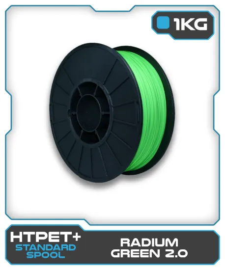 Picture of 1KG HTPET+ Filament - Radium Green 2.0