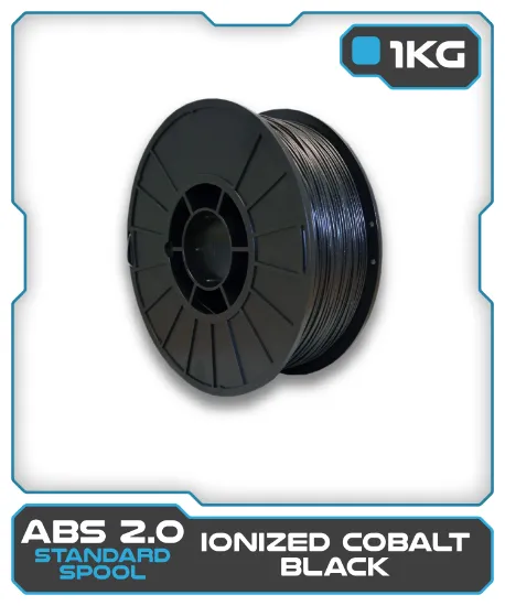 Picture of 1KG ABS2.0 Filament - Ionized Cobalt Black