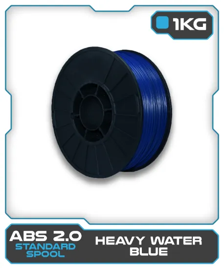 Picture of 1KG ABS2.0 Filament - Heavy Water Blue