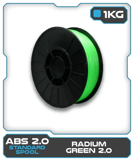 Picture of 1KG ABS2.0 Filament - Radium Green 2.0