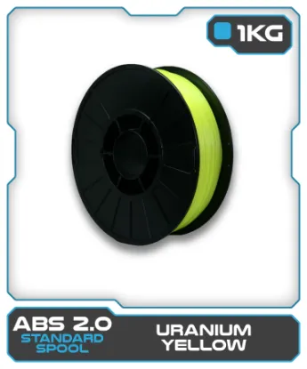 Picture of 1KG ABS2.0 Filament - Uranium Yellow