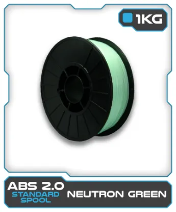 Picture of 1KG ABS2.0 Filament - Neutron Green