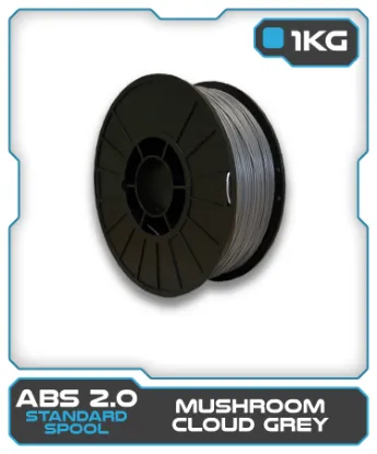 Picture of 1KG ABS2.0 Filament - Mushroom Cloud Grey