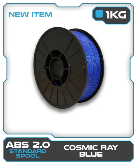 Picture of 1KG ABS2.0 Filament - Cosmic Ray Blue