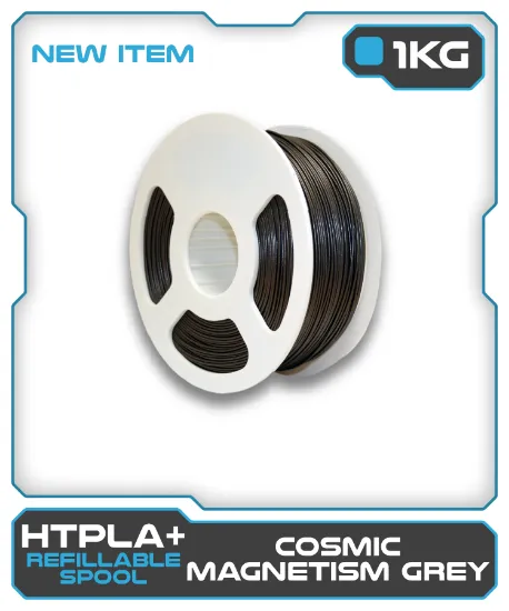 Picture of 1KG HTPLA+ Filament - Cosmic Magnetism Grey