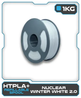 Picture of 1KG HTPLA+ Filament - Nuclear Winter White 2.0