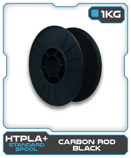 Picture of 1KG HTPLA+ Filament - Carbon Rod Black