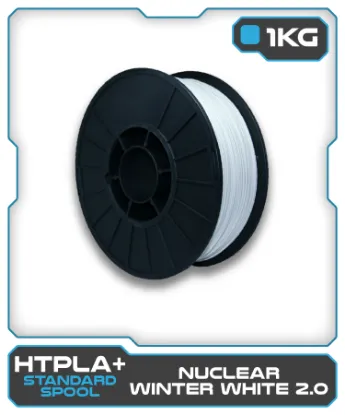 Picture of 1KG HTPLA+ Filament - Nuclear Winter White 2.0