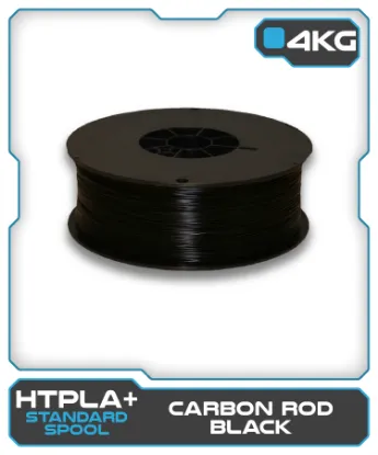 Picture of 4KG HTPLA+ Filament - Carbon Rod Black