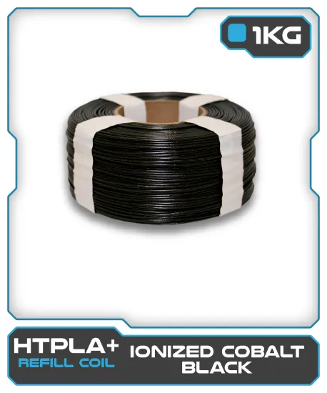 Picture of 1KG HTPLA+ Filament Refill - Ionized Cobalt Black