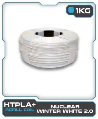 Picture of 1KG HTPLA+ Filament Refill - Nuclear Winter White 2.0
