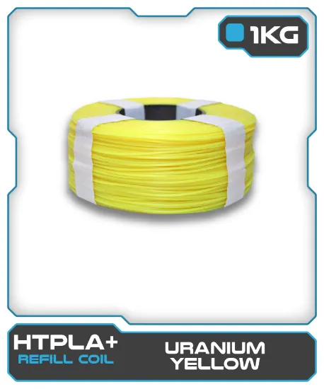 Picture of 1KG HTPLA+ Filament Refill - Uranium Yellow