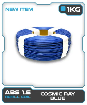 Picture of 1KG ABS1.5 Filament Refill - Cosmic Ray Blue