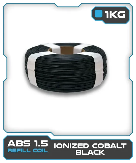 Picture of 1KG ABS1.5 Filament Refill - Ionized Cobalt Black