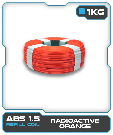 Picture of 1KG ABS1.5 Filament Refill - Radioactive Orange