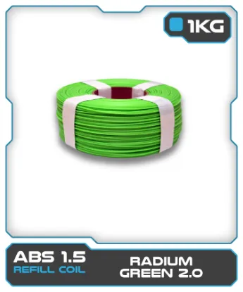 Picture of 1KG ABS1.5 Filament Refill - Radium Green 2.0