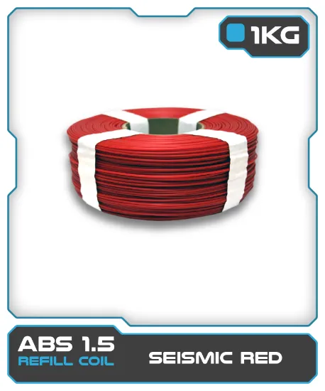 Picture of 1KG ABS1.5 Filament Refill - Seismic Red