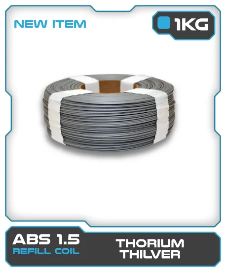 Picture of 1KG ABS1.5 Filament Refill - Thorium Thilver