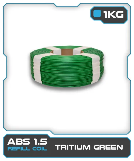 Picture of 1KG ABS1.5 Filament Refill - Tritium Green
