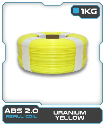 Picture of 1KG ABS2.0 Filament Refill - Uranium Yellow