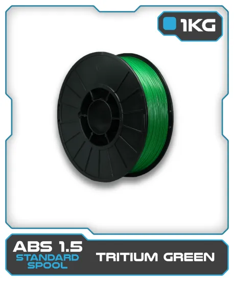 Picture of 1KG ABS1.5 Filament - Tritium Green