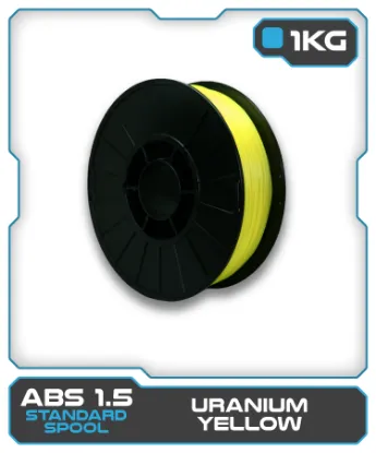 Picture of 1KG ABS1.5 Filament - Uranium Yellow