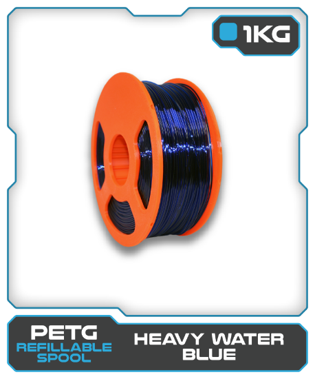 Picture of 1KG PETG Filament - Heavy Water Blue