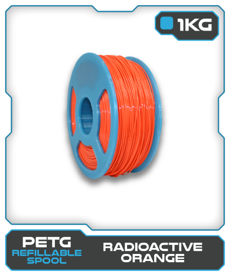Picture of 1KG PETG Filament - Radioactive Orange