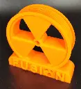 HTPLA+ Radioactive Orange Logo - above.webp